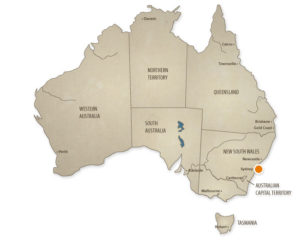 Australia - Uni of Sydney map