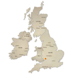 England - University of Gloucestershire map