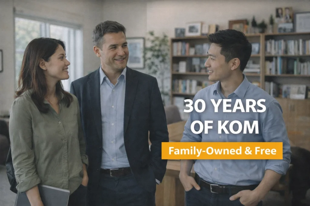 Family-owned Canadian education consultants representing why KOM consultants reviews highlight long-term trust, legitimacy, and free support for students and parents.